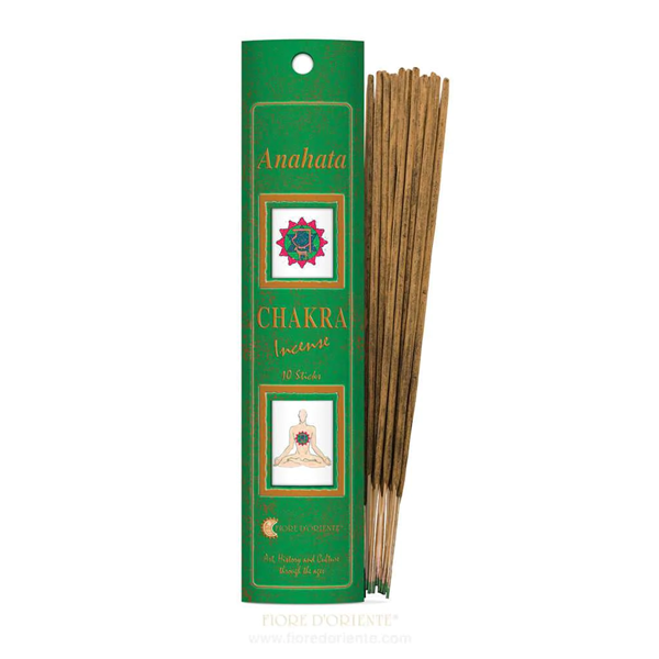 Anahata Chakra - Incense 20 Sticks - Fiore d'Oriente - Eco Bio Bazar